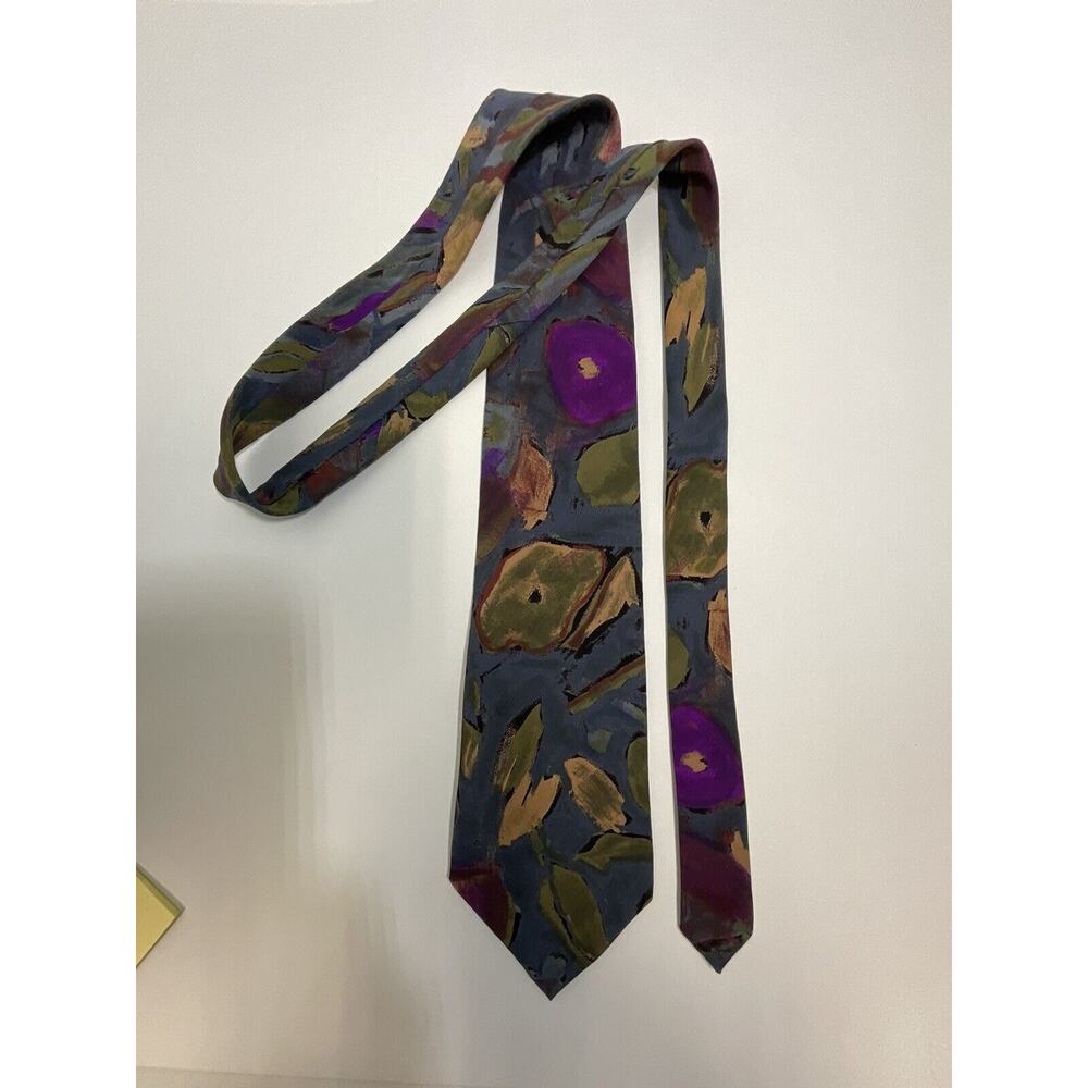 Oscar De La Renta Neckwear Couture Collection Silk Tie GnuFashion